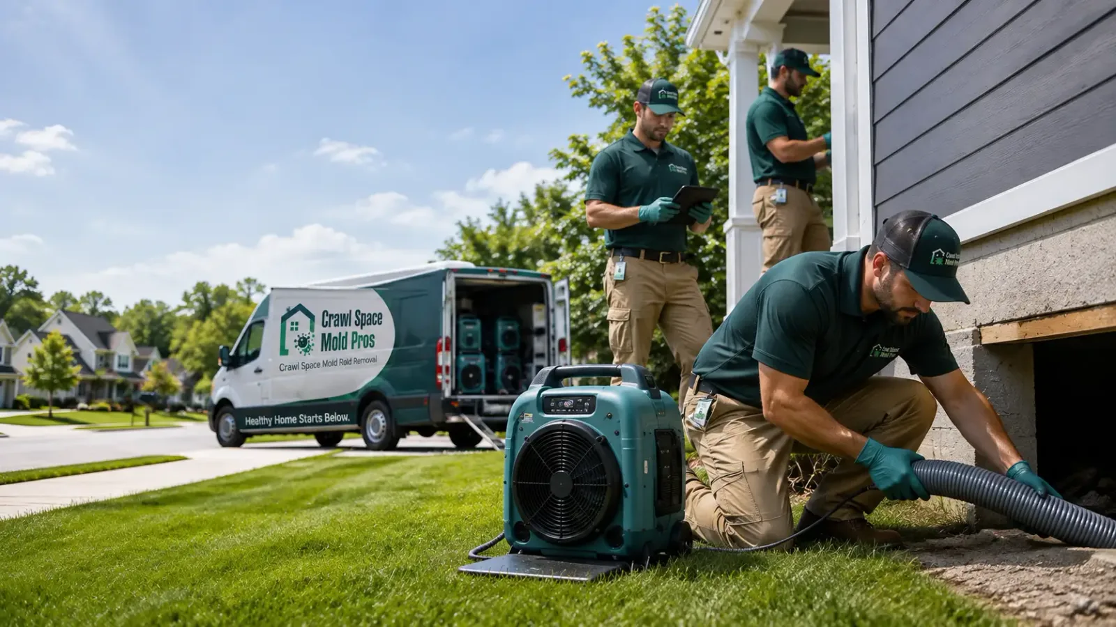Crawl Space Mold Removal in Mcclure, IL